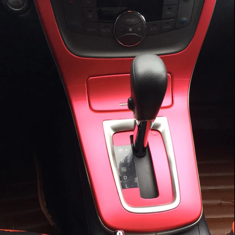 Фото Для Nissan Sentra Sylphy 2012-15 внутренняя центральная панель управления дверная ручка наклейки из углеродного волокна наклейки автомобильный Стайлинг аксессуары №4