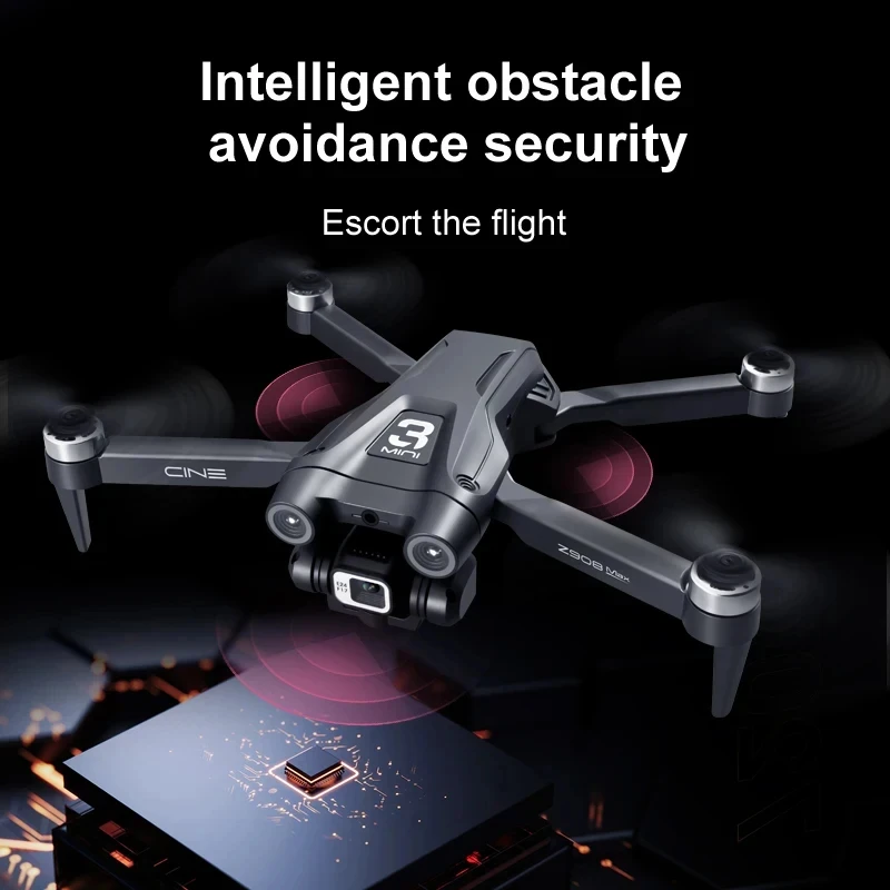 Фото Z908Pro Max Дрон 8K HD камера профессиональный бесщеточный двигатель FPV 5G GPS обход препятствий складной Квадрокоптер RC Дрон игрушки №3
