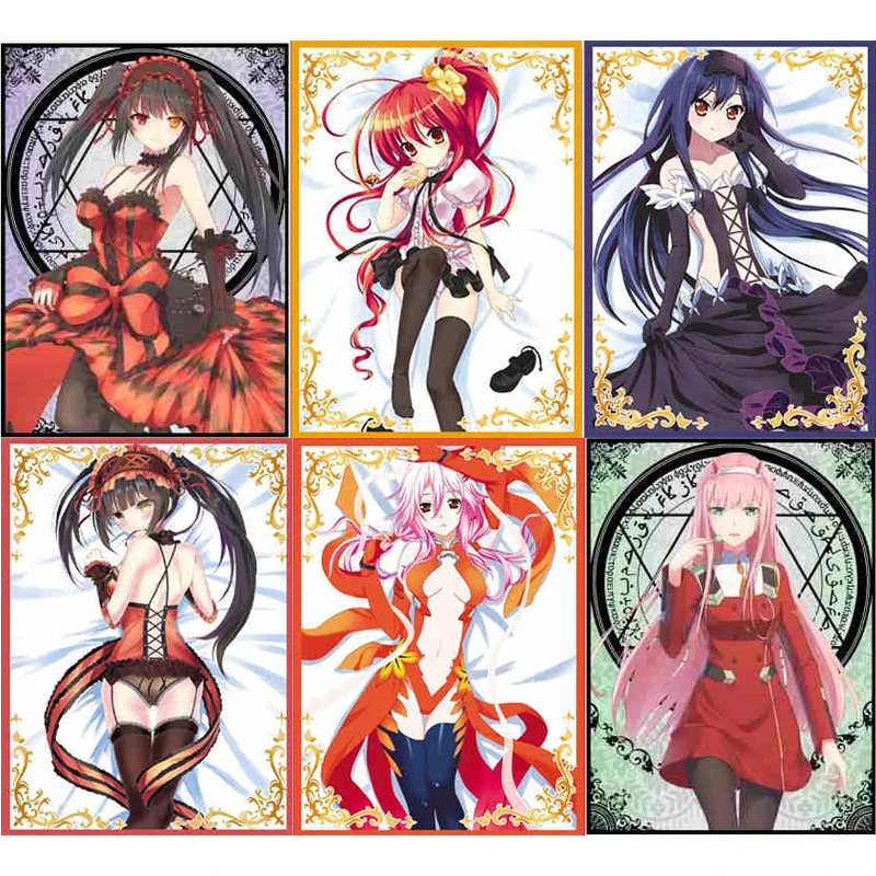 50 шт./компл. Ю-Ги-ОГ! Tokisaki Kurumi Rem Nero Claudius рукав для карт аниме игра коллекционная карта защитный чехол подарочная игрушка 67*92 мм