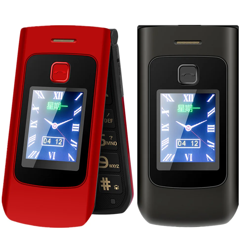 Телефон-раскладушка Yeemi K21 + 4g, 2,6 дюйма, две Sim-карты, 6800 мАч
