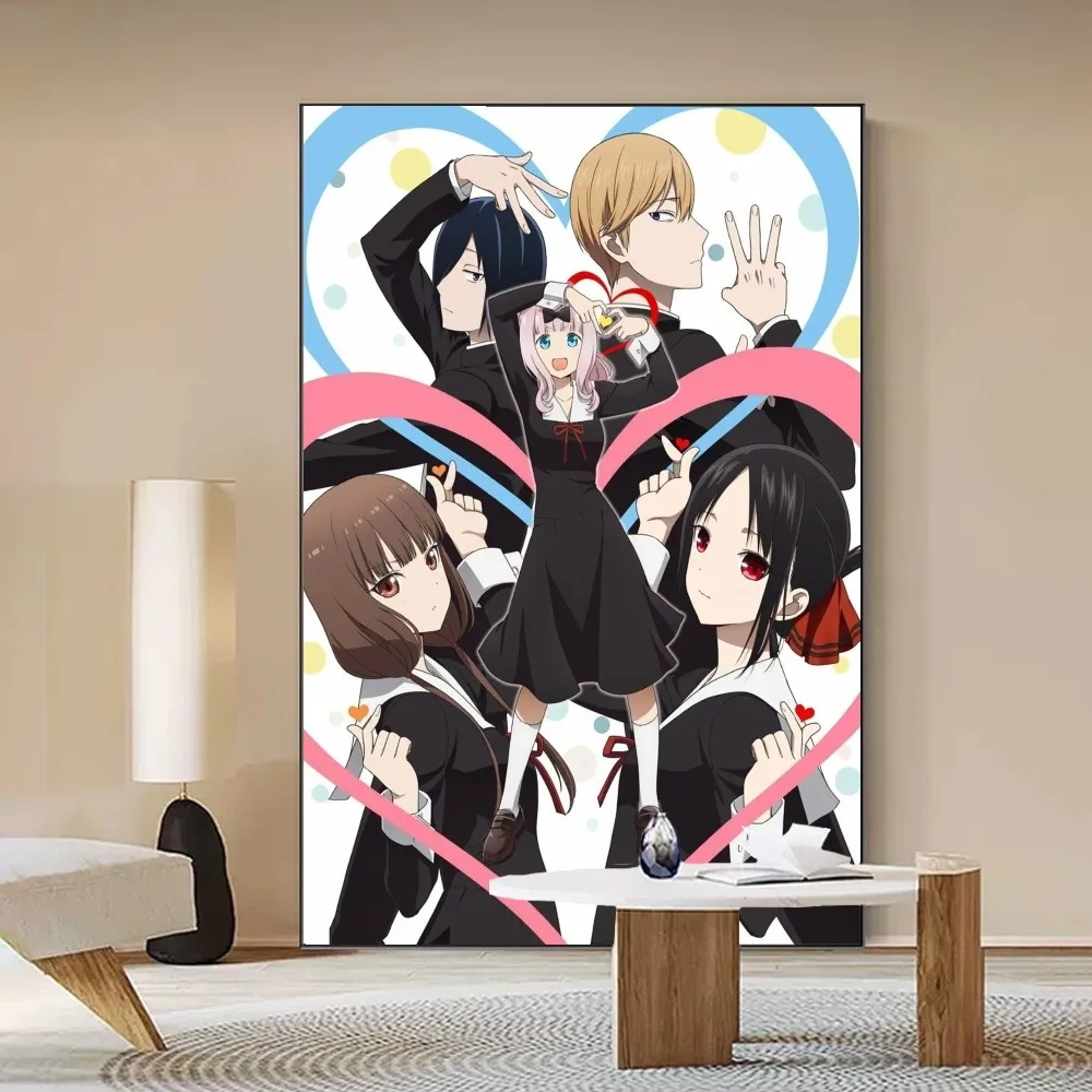 Плакат Kaguya Sama Love is War, высококачественная цифровая печать на белой бумаге, художественная наклейка для украшения дома (art.: 3920c6dfadf33) - 3920c6dfadf33