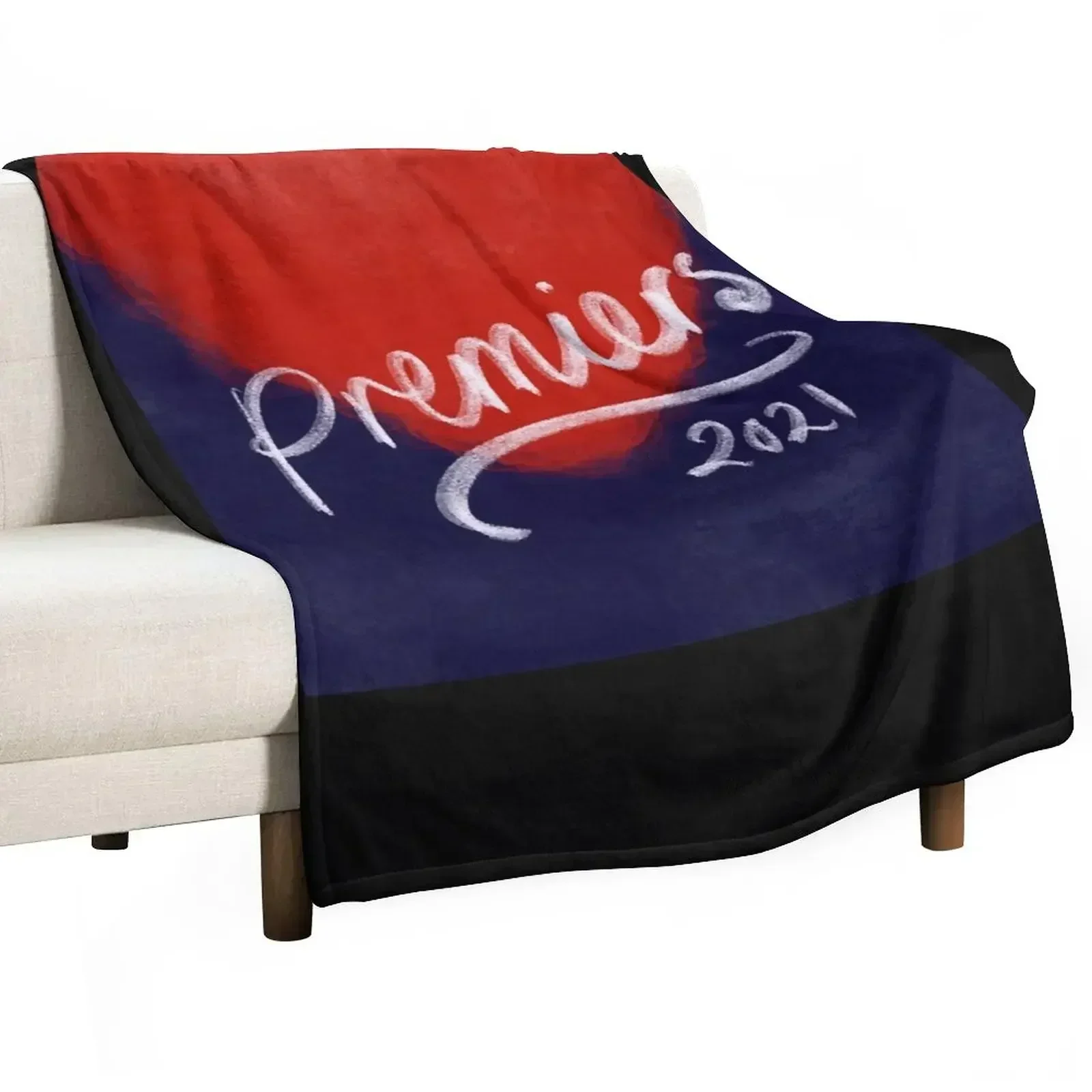 Новинка Melbourne Demons Dees Premiers 2021, классическая футболка, пледы, одеяла и покрывала, теплые одеяла