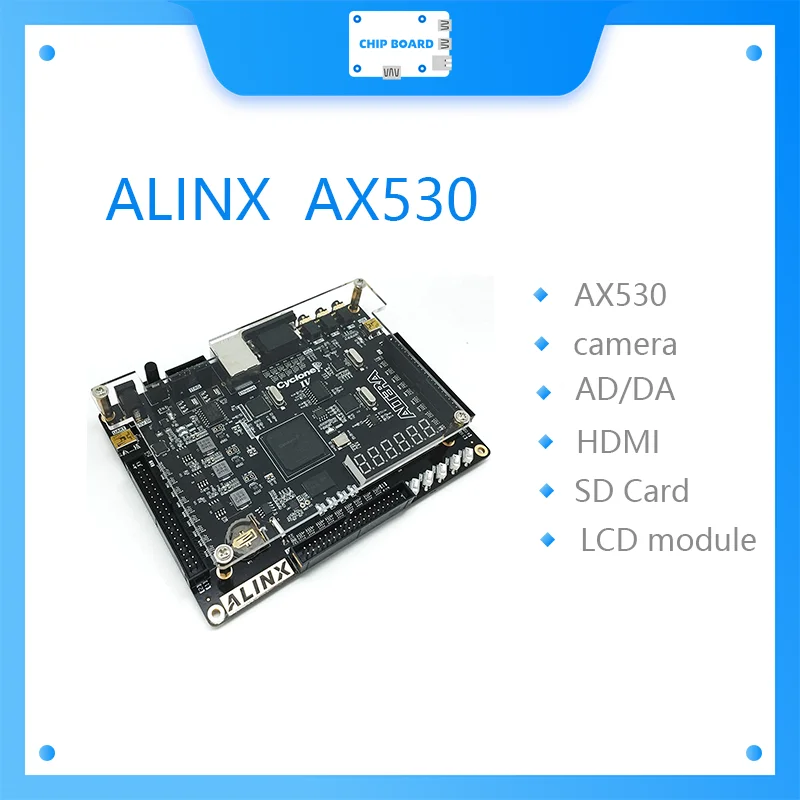 ALINX AX530 Марка Intel ALTERA Cyclone IV FPGA Макетная плата NIOS EP4CE15 EP4CE30 DDR2 Gigabit Ethernet USB