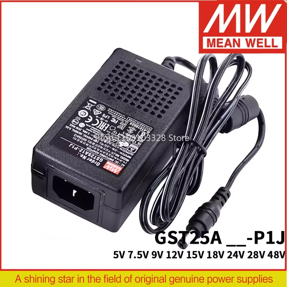 Адаптер питания meanwell GST25A GST25A05-P1J GST25A07-P1J GST25A09-P1J GST25A12-P1J GST25A15-P1J GST25A18-P1J GST25A24-P1J 25 Вт
