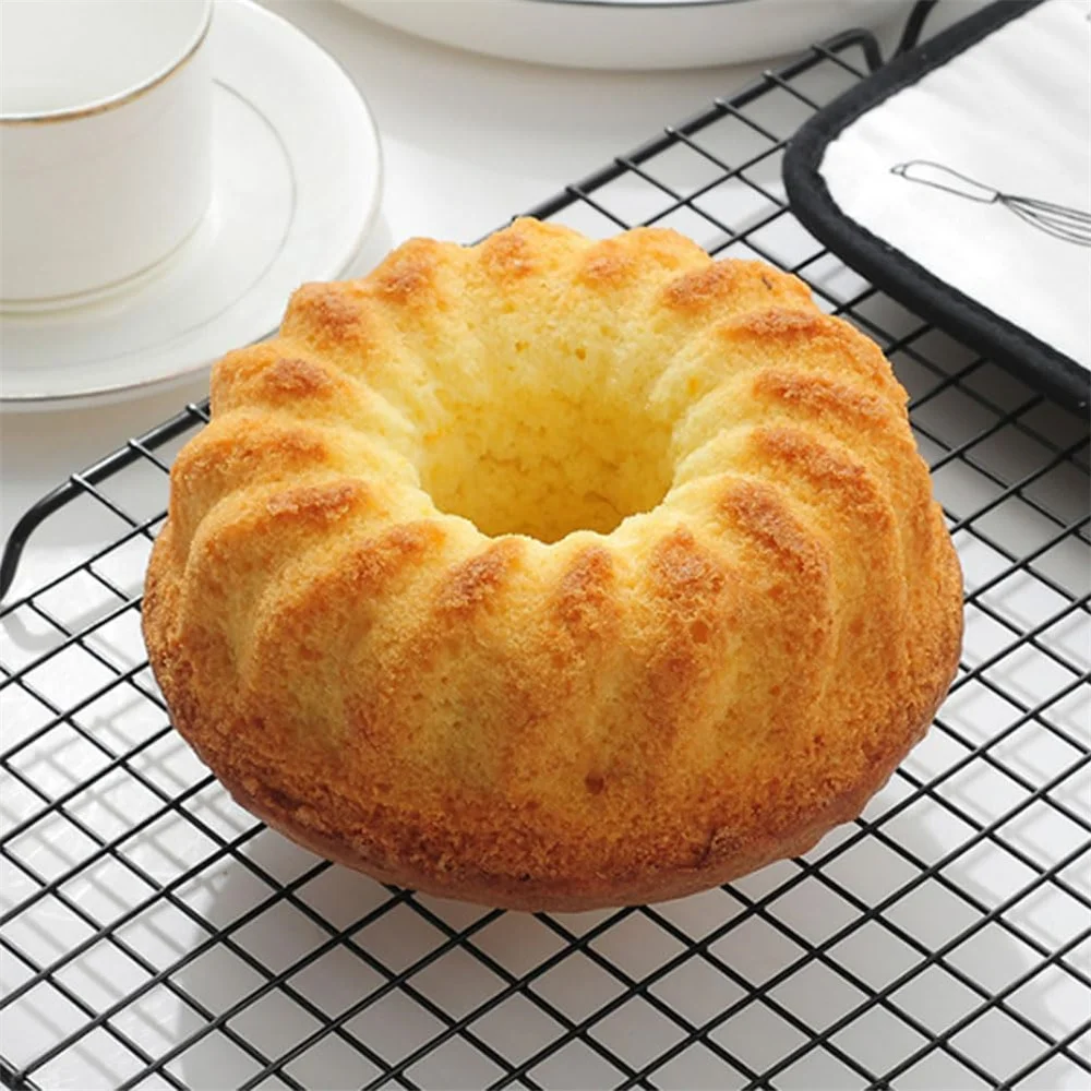Фото Силиконовые формы для торта Bundt, 10-дюймовые формы для торта Bundt с антипригарным покрытием, круглые формы для торта для выпечки, силиконовые формы для выпечки №5