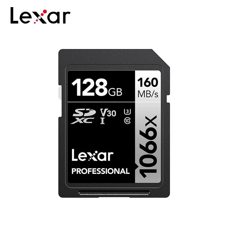 Фото Lexar SD Card 1066X Professional SDXC Card V30 U3 C10 Высокоскоростная карта до 160 МБ/с 64 ГБ 128 ГБ 256 ГБ Оригинальная карта флэш-памяти №4