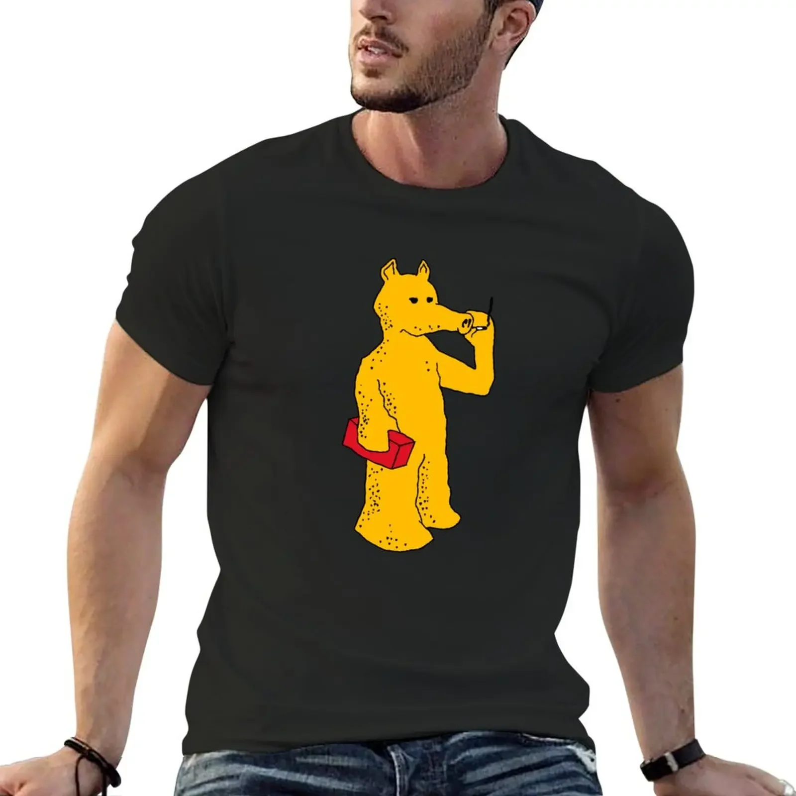 quasimoto smoking T-Shirt summer 2025 anime clothes street wear topping plain t shirts men