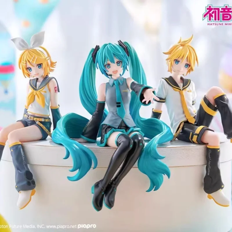 Подлинная фигурка Hatsune Miku Nardack Furyu 14 см, фигурка с лапшой, Kawaii Hatsune Miku, фигурка, Коллекционная игрушка, подарок на день рождения