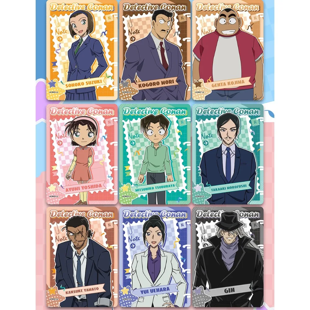 Фото Оригинальные коллекционные карты KAYOU Detective Conan, персонажи аниме, Kudou Shinichi Mouri Ran, красочные яркие карты SSR, подарок для детей №4