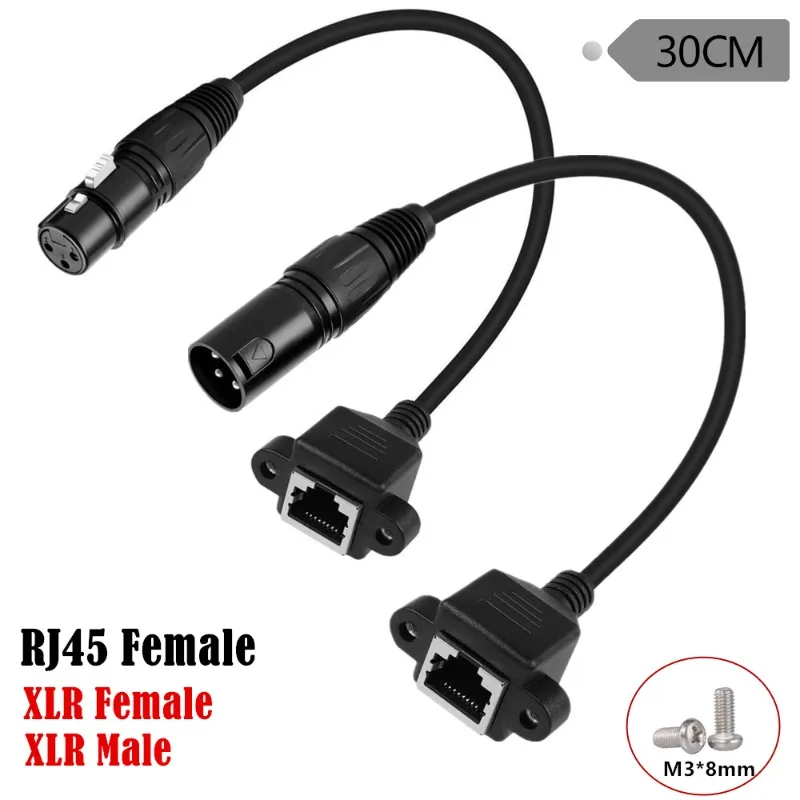 Аудиокабель Canon XLR3 Core Male и Female to RJ45 Master Ear подходит для серии контроллеров DMX-CON