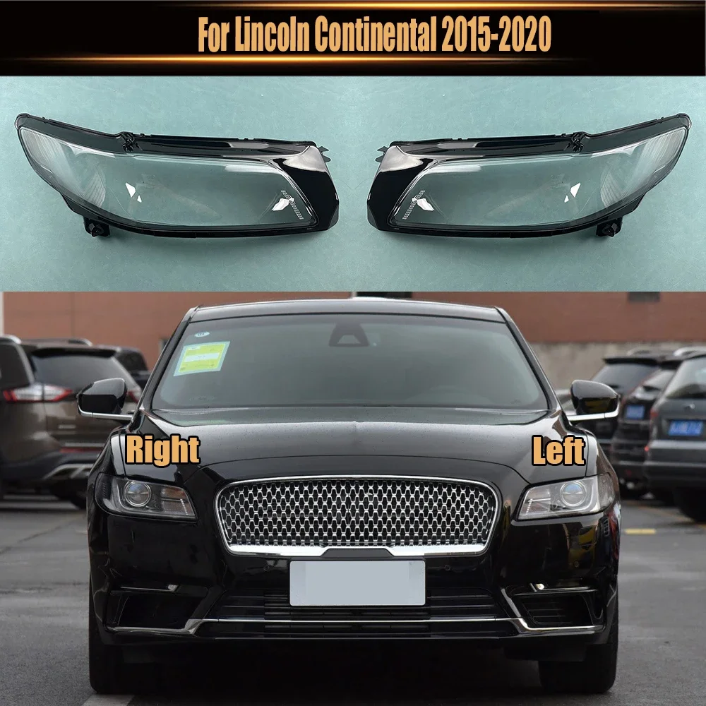 Прозрачная маска для налобного фонаря Lincoln Continental 2015-2020, замена оригинального абажура из оргстекла