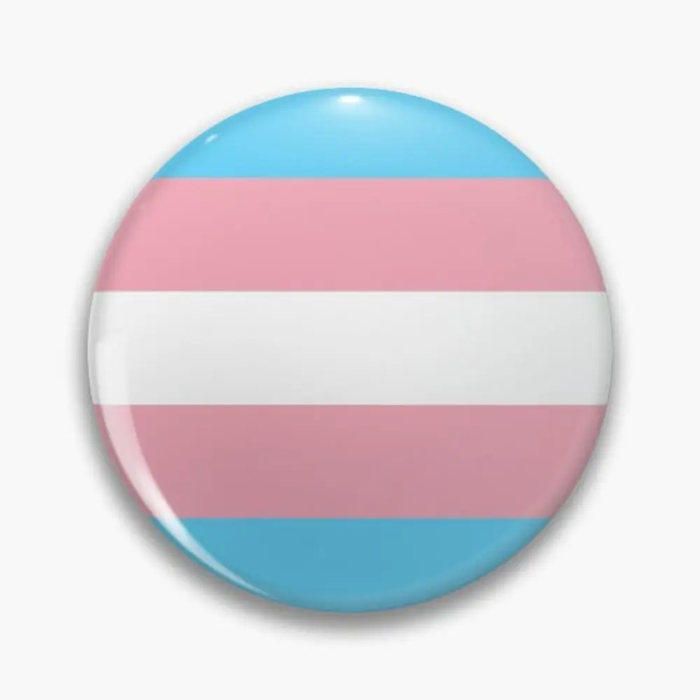 Булавка с флагом Trans pride, броши на пуговицы, ювелирные изделия, аксессуары на заказ, модные значки на лацкан
