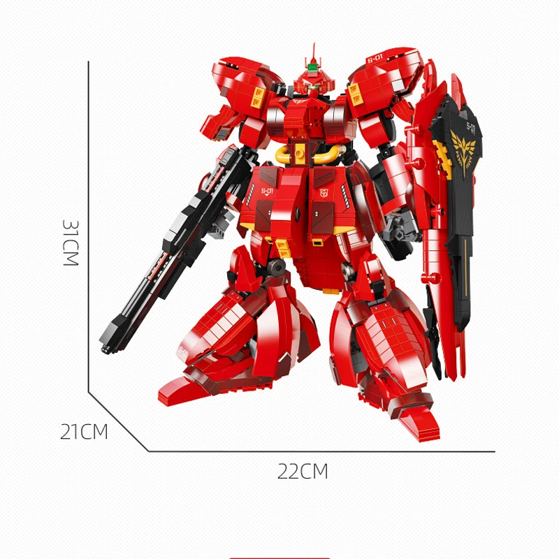 В НАЛИЧИИ MOC Технический робот MSN-04 Строительные блоки Модель SAZABI Кирпичи Сборка игрушек для детей Подарочный набор на день рождения (art.: 3920cc8cc69ba) - 3920cc8cc69ba