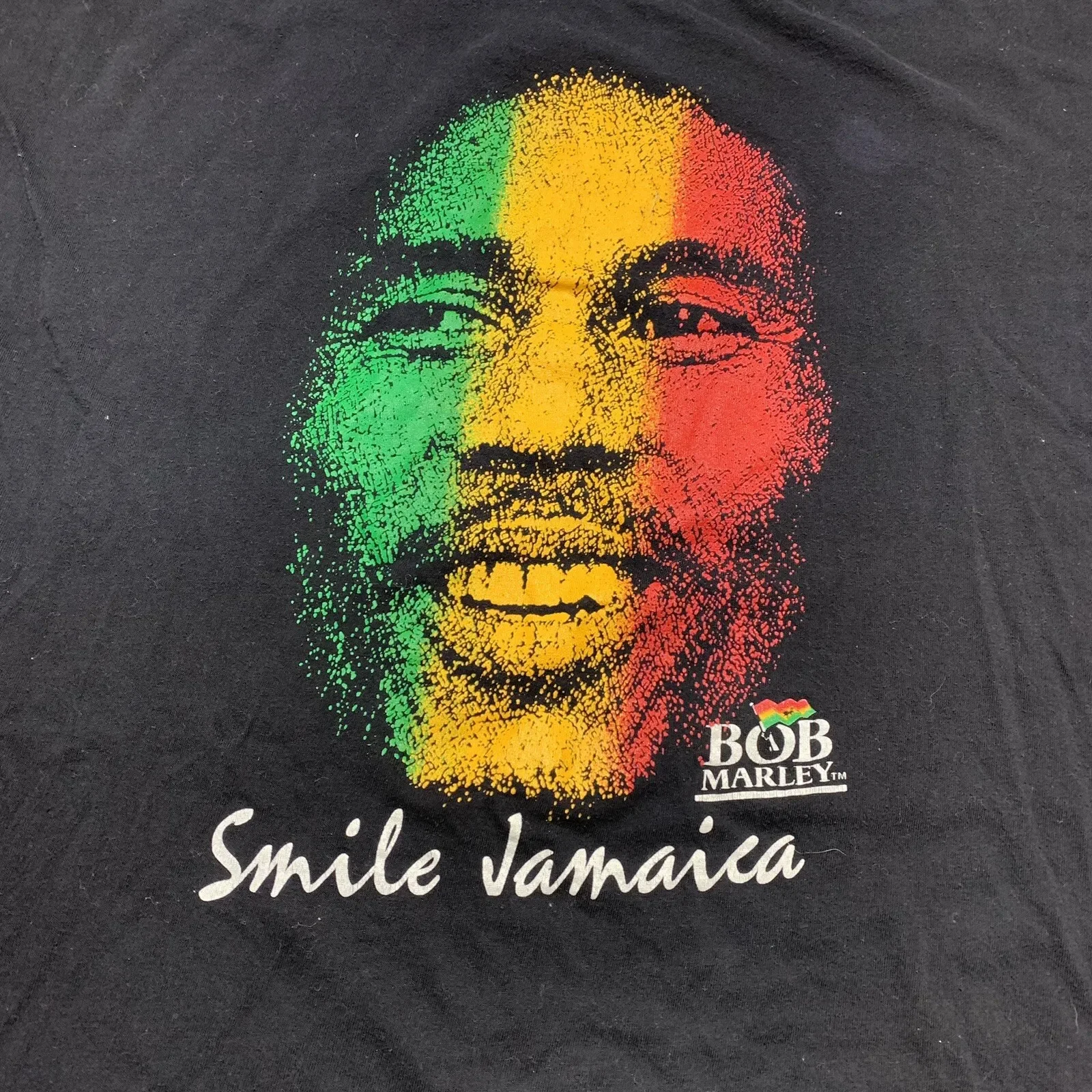 Винтажная футболка Bob Marley Tuff Gong Smile Jamaica Reggae Rastafari, мужская 3XL