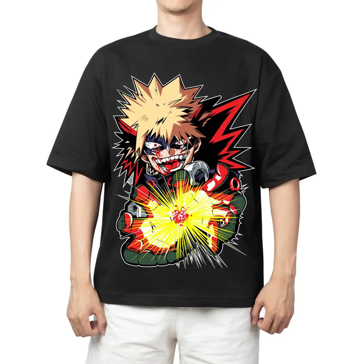Футболка 2 Bakugo Hero School Wibu