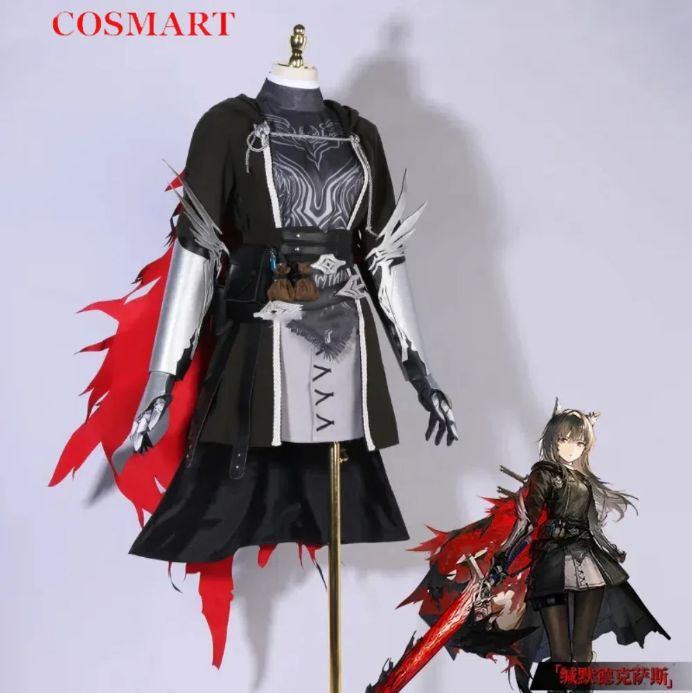 COSMART Arknights Texas The Omertosa игровой костюм великолепное платье униформа косплей костюм Хэллоуин вечерние наряд для ролевых игр женский