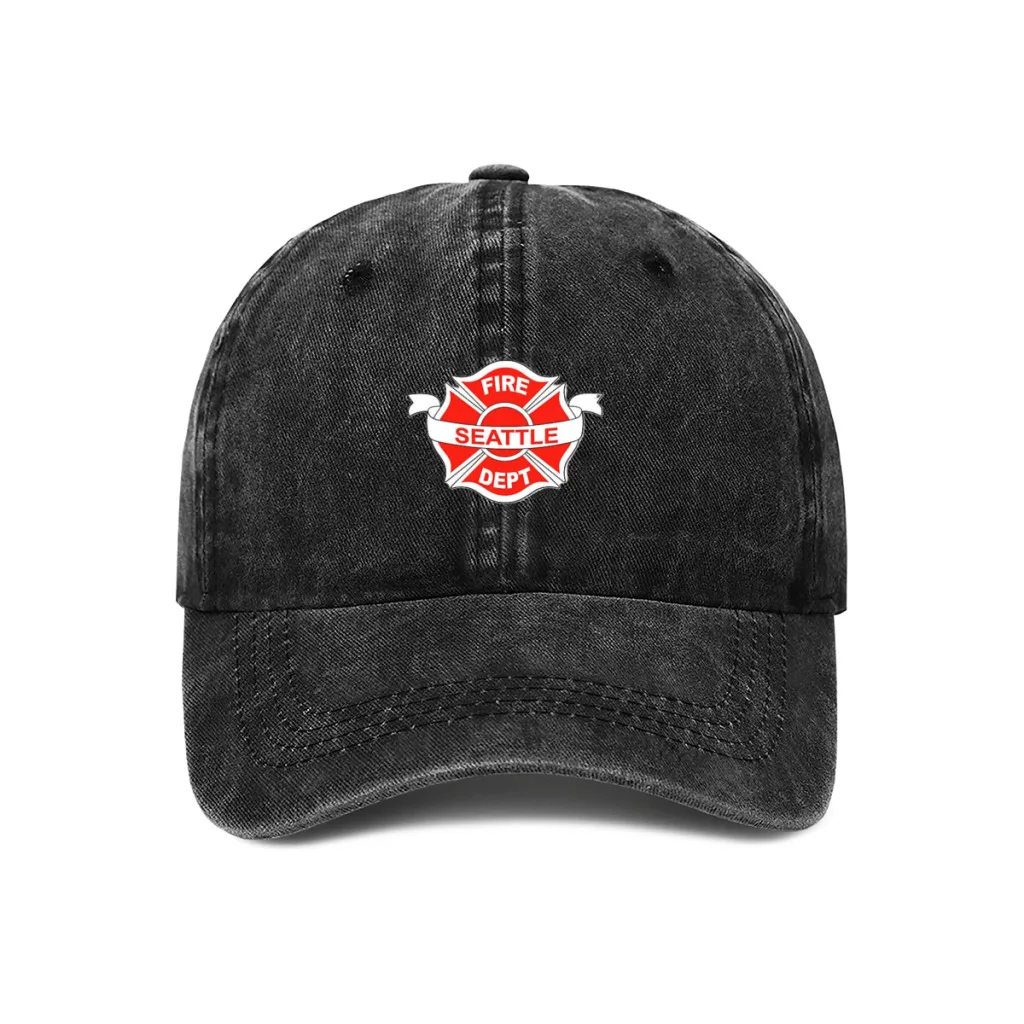 Бейсбольные кепки Seattle Fire Department Badge-Station 19, мужские и женские хлопковые регулируемые повседневные шляпы в стиле хип-хоп, уличная одежда, солнцезащитные шляпы