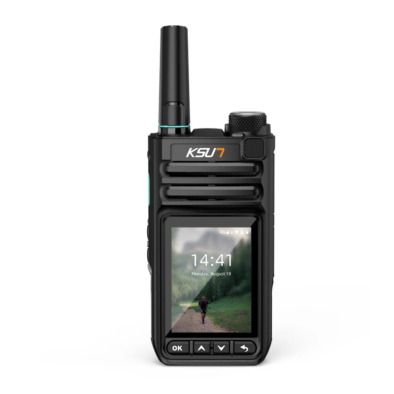 KSUN ZL63 Poc Радио Wi-Fi Blue Tooth Talki Walki 4G Android Мобильный телефон GPS Walkie Talkie Совместимость с Zello APP