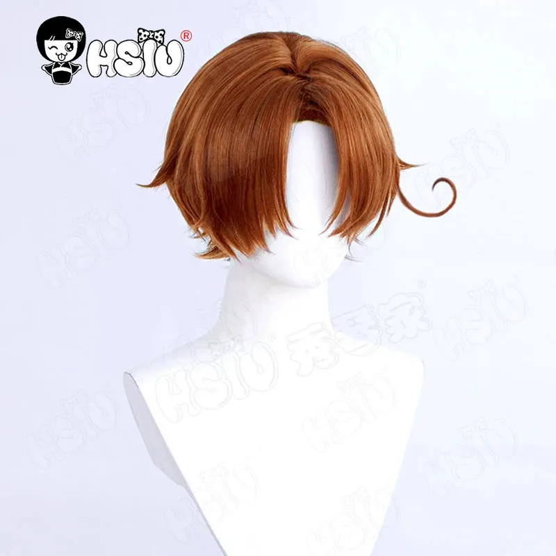 Фото Axis Powers Hetalia Италия косплей парик HSIU красновато-коричневые короткие волосы термостойкий синтетический парик аниме Axis Powers косплей парик №5