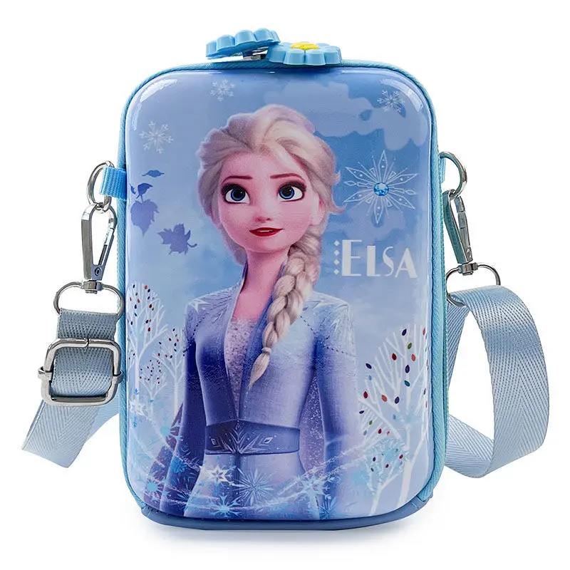 Боковая сумка Disney Frozen для девочек, кавайная сумка на плечо, водонепроницаемая детская сумка из ПВХ, мини-размер, сумка принцессы, портативная легкая
