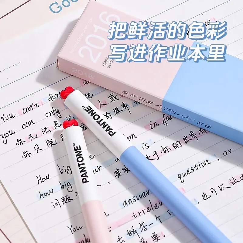 НОВЫЕ гелевые ручки KACO PANTONE, высокое качество 48. °   Низкоугольный двойной шариковый наконечник, ультра-гладкая забавная ручка, детские инновационные аксессуары (art.: 3920cf407fcdf) - 3920cf407fcdf
