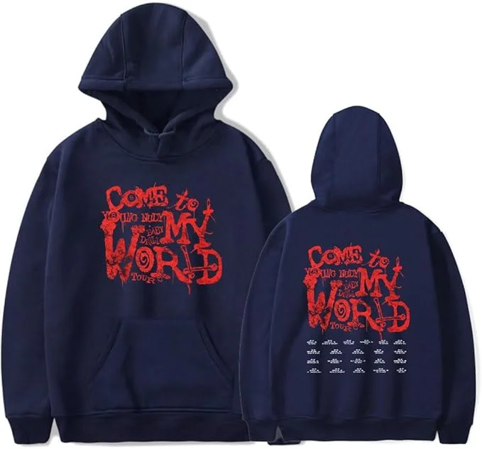 Фото Young Nudy Come to My World Tour Merch толстовки для женщин и мужчин повседневная толстовка с длинными рукавами одежда №3