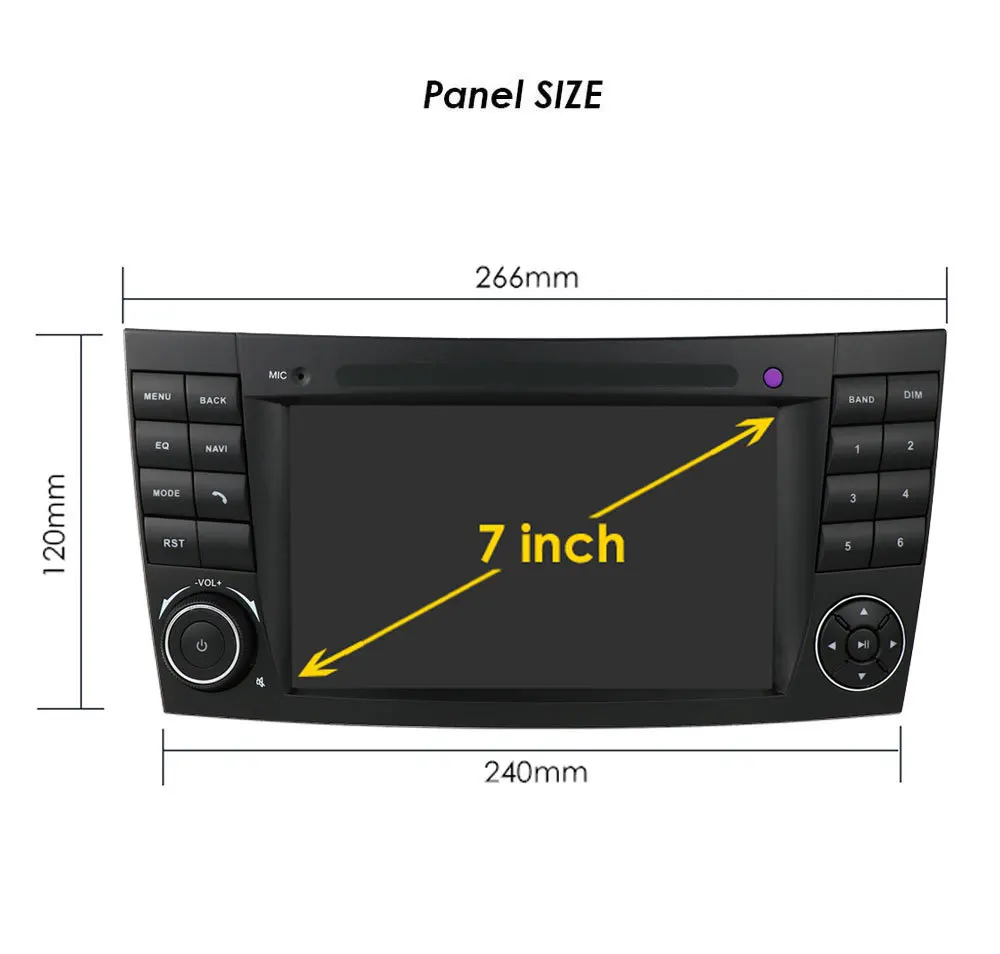 Автомагнитола 2 Din для Mercedes E G class W211 W219 W209 W463 W464 CLS GPS NAVI E class 2002-2008 WIFI bluetooth hd pc