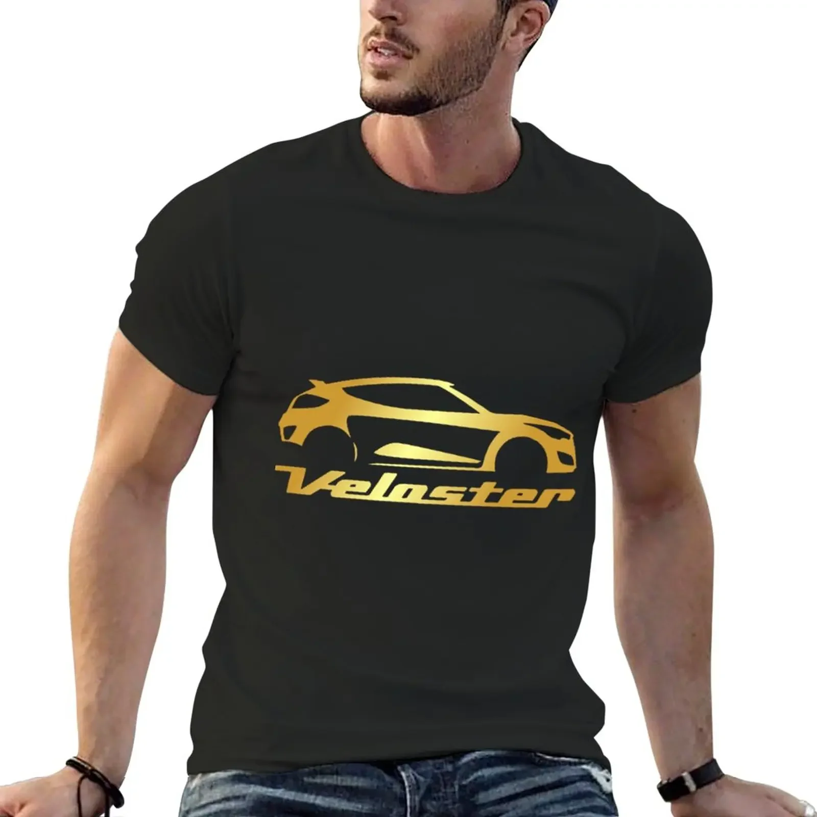 Мужская футболка с коротким рукавом veloster gold merch