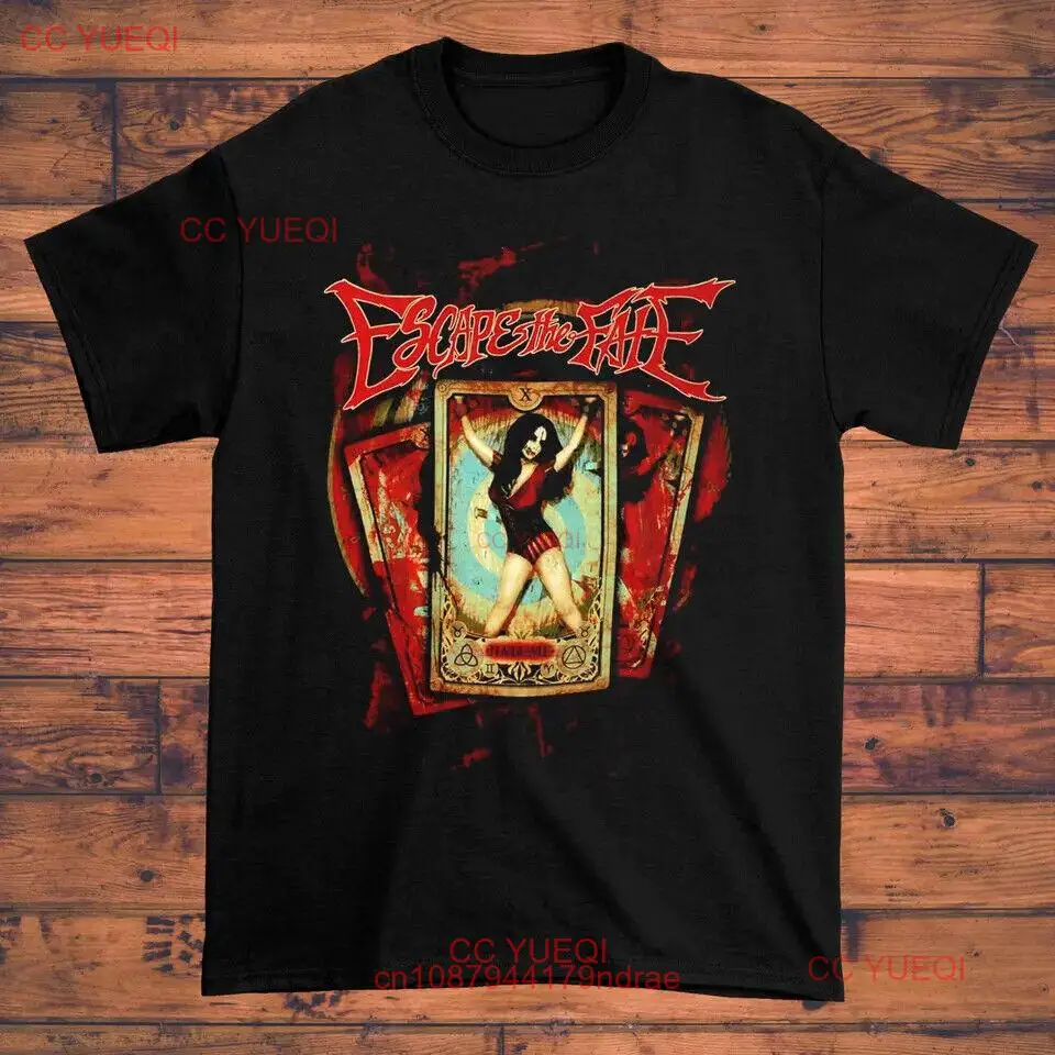 Браслет Escape The Fate, музыкальный подарок для фаната, Черная Женская рубашка всех размеров AC1222.webp