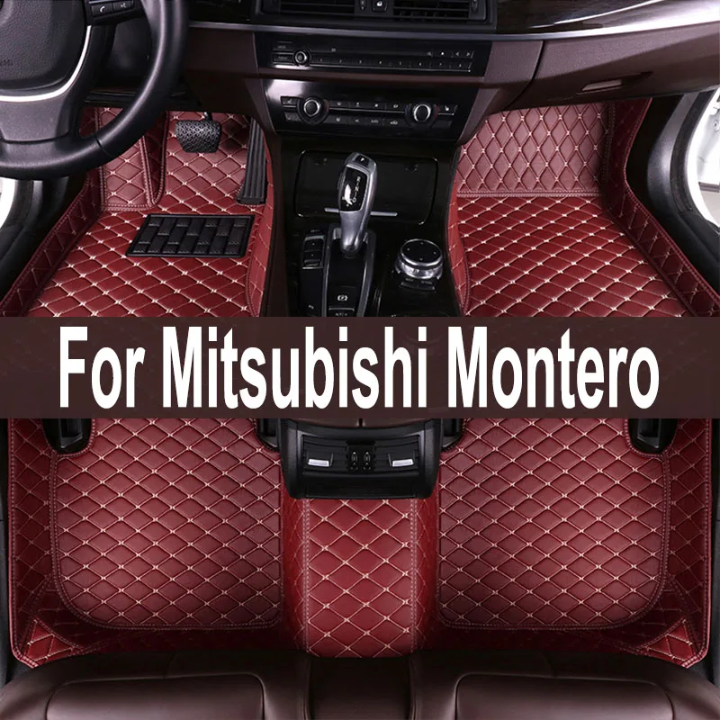 Автомобильные коврики для Mitsubishi Montero Outlander Airtrek CU ZE ZF 2001 ~ 2006, кожаные коврики, коврики, автомобильные аксессуары 2002 2003