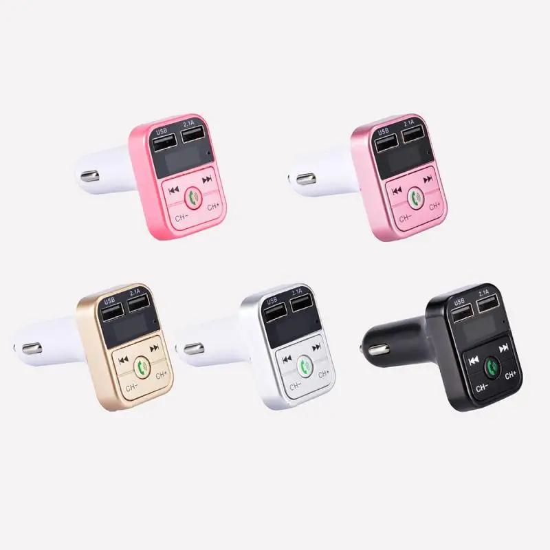 Зарядное устройство для мобильного телефона, MP3 плеер, Bluetooth U дисковый передатчик, популярный USB-порт 2,1 А, Поддержка USB/TF-карты/аудиоголовки