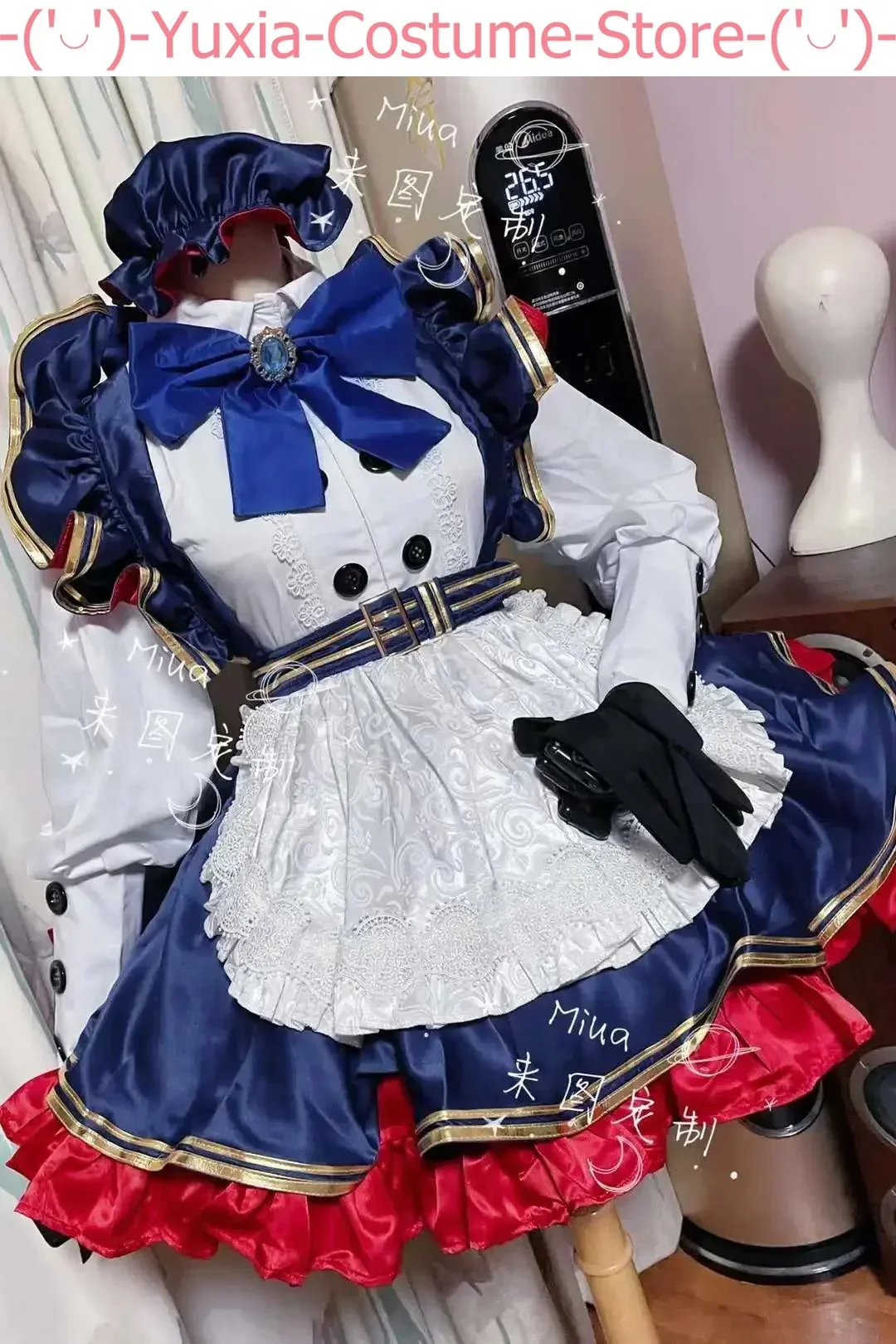 Фото Аниме Fate/Grand Order FGO Artoria Pendragon Caster YD, платье горничной, костюм для косплея, наряд для Хэллоуина №3