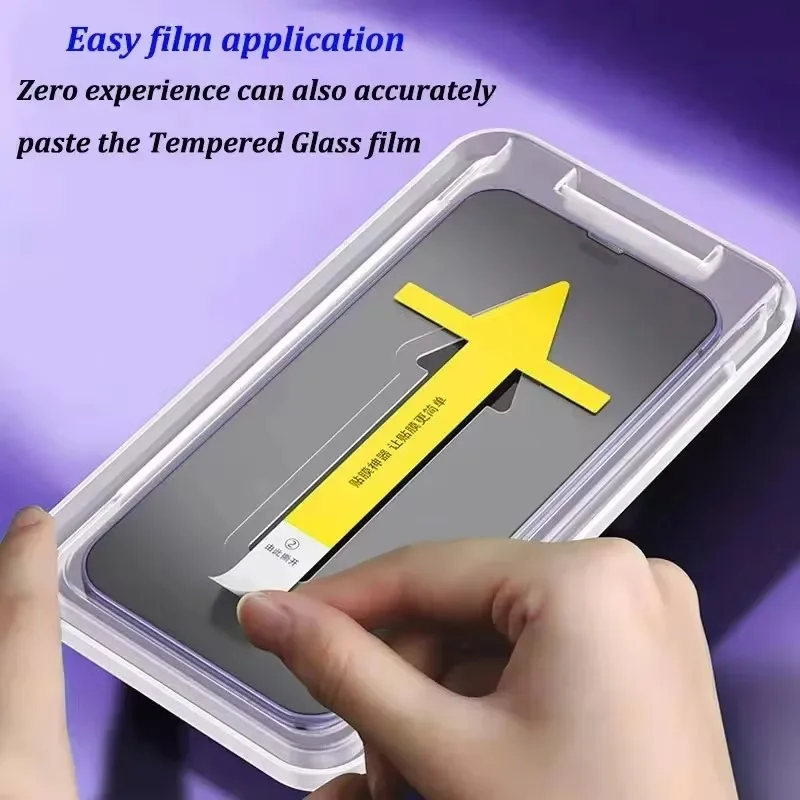 Dust Free Glass Privacy Screen Protector For Samsung S24 Ultra S23 Plus S22 S21 S20 FE A55 A54 A53 A33 A35 A15 A13 Tempered Film