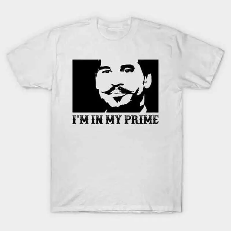 Футболка Doc Holiday I'm In My Prime Tombstone Movie в стиле ретро 90-х годов