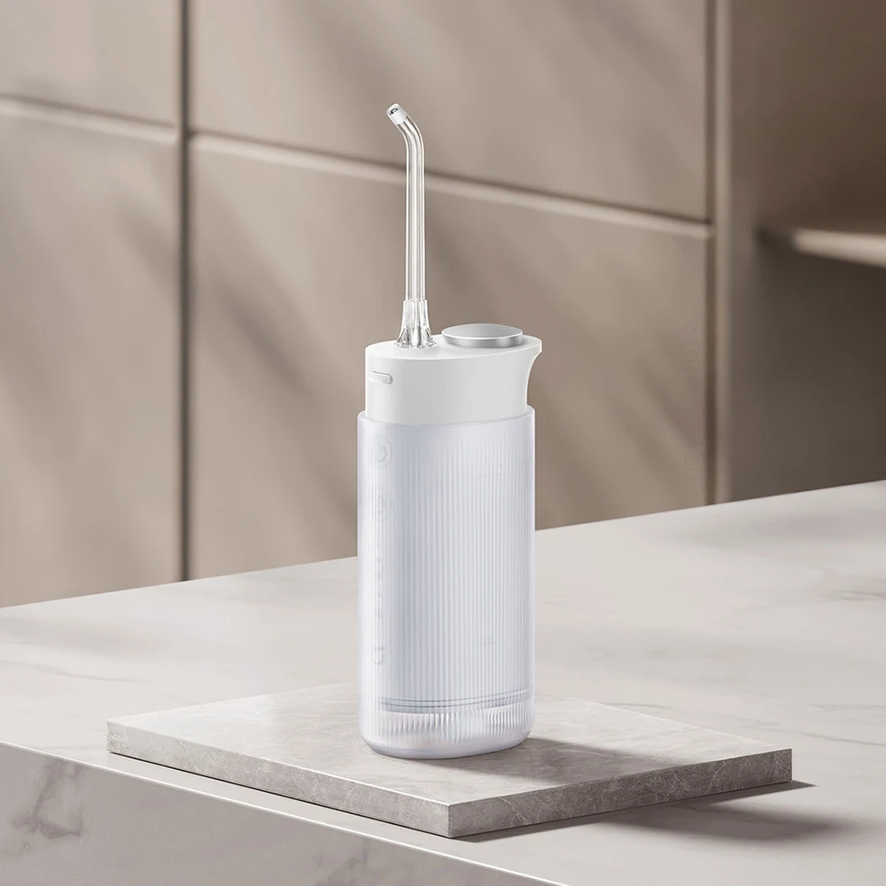 Фото Портативный ирригатор для полости рта XIAOMI MIJIA MEO704 F400, струйный водный стоматологический Флоссер для отбеливания зубов, средство для чистки зубов с водяным пульсом №2