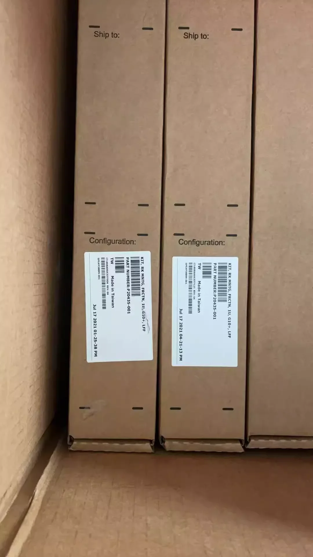 Для HPE/HP 325G10 + 360G10 + 365G10 + 1U SFF LFF новая направляющая P20435-001
