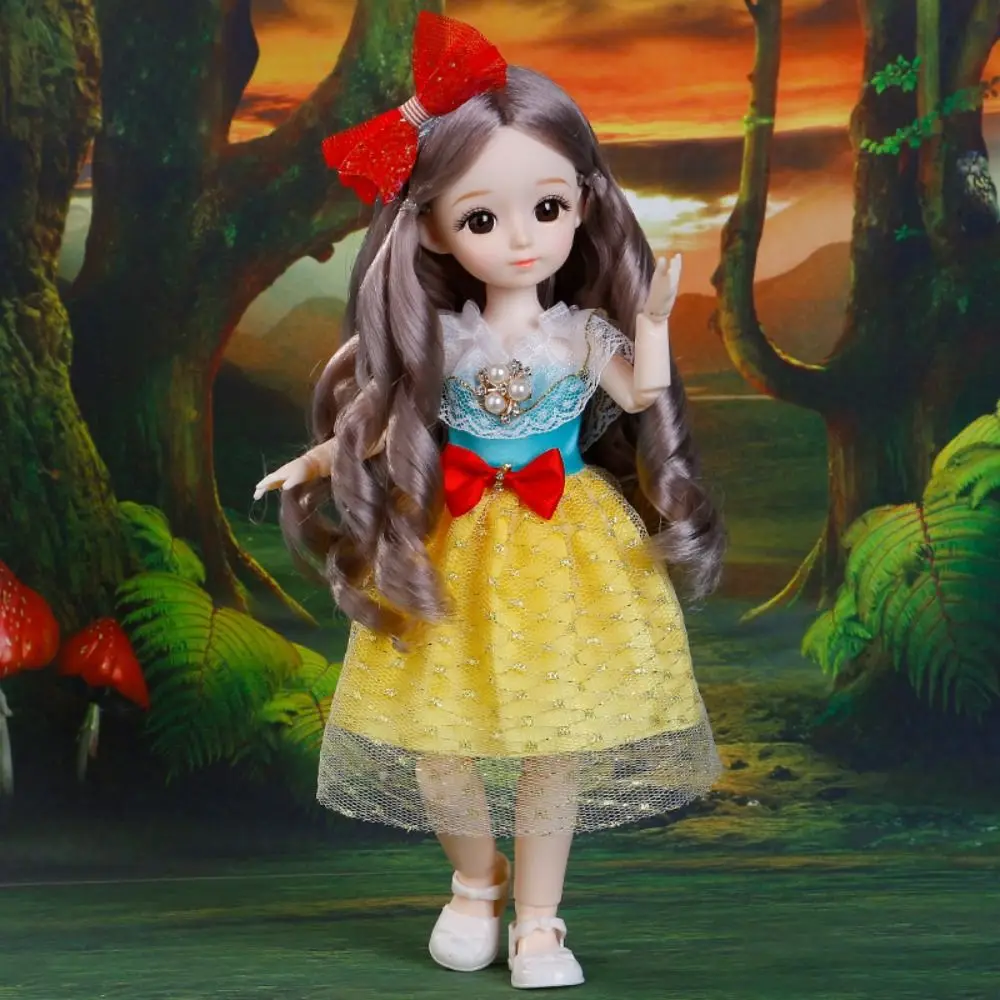 Фото Древнее платье, кукла с одеждой, кукла BJD, 3D глаза, наряд со съемными суставами, кукла со съемными суставами, 30 см, подарок на день рождения №2