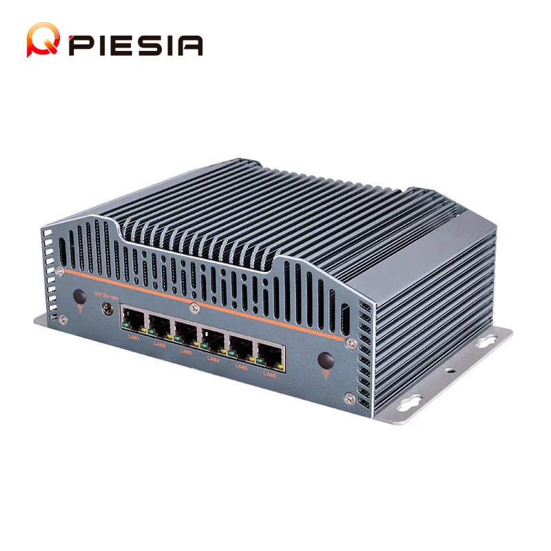 Фото Piesia 12-го поколения Core I5 I7-1360P 6 * LAN Network Security Промышленный мини-ПК 2 * DDR5 Pfsense Брандмауэр Мини-ПК для машинного зрения №2