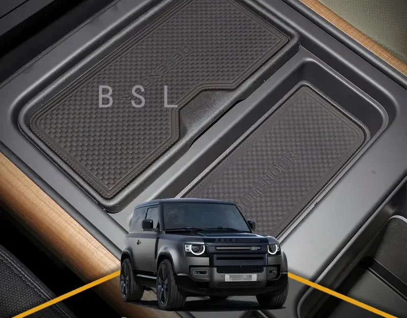 Фото Накладка на дверную пазку подходит для Land Rover Defender 2020-2022 Cortex, коврик для слота для ворот, держатель для чашки, аксессуары, подставка для воды для хранения №4