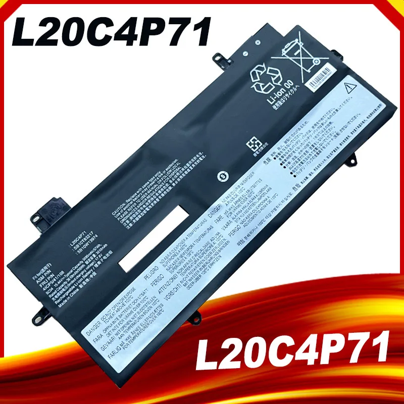 L20M4P71 L20C4P71 L20L4P71 L20D4P71 Аккумулятор для ноутбука Lenovo ThinkPad X1 Carbon 9-го 10-го поколения X1 Yoga 6-го 7-го поколения 2021 Series