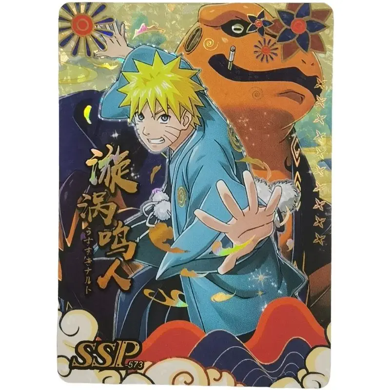 Фото Коллекционная редкая игра Naruto SSP SP, коллекционная флеш-карта удзумаки Наруто, персонаж аниме, мультяшная настольная игра, игрушки для мальчиков, рождественские подарки №4