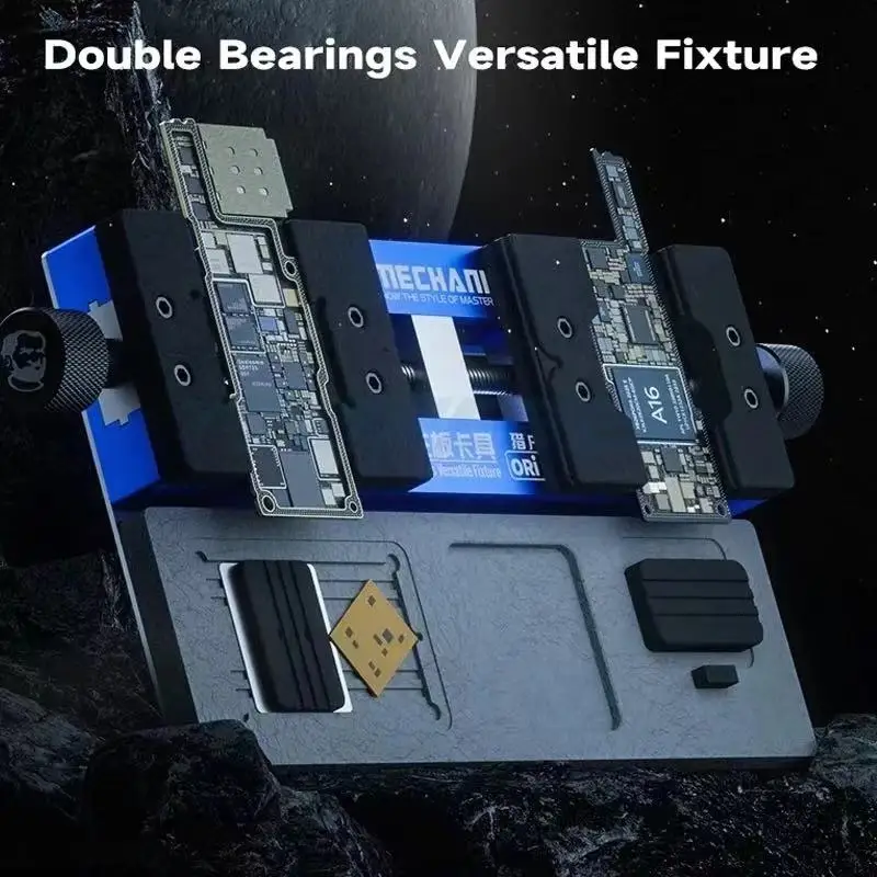 Фото MECHANIC ORI Pro Dual Axis PCB Holder Fixture for iPhone Samsung Mobile Phone Motherboard, IC Chip Soldering Repair Tools №2