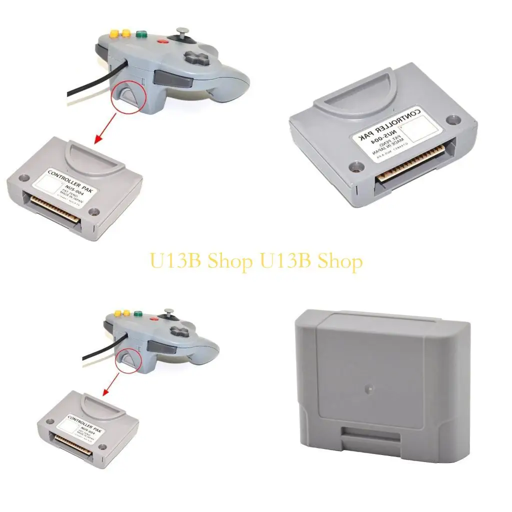 U13B N64 Gamepad Расширение карты памяти Внешняя карта памяти 128 м для консоли