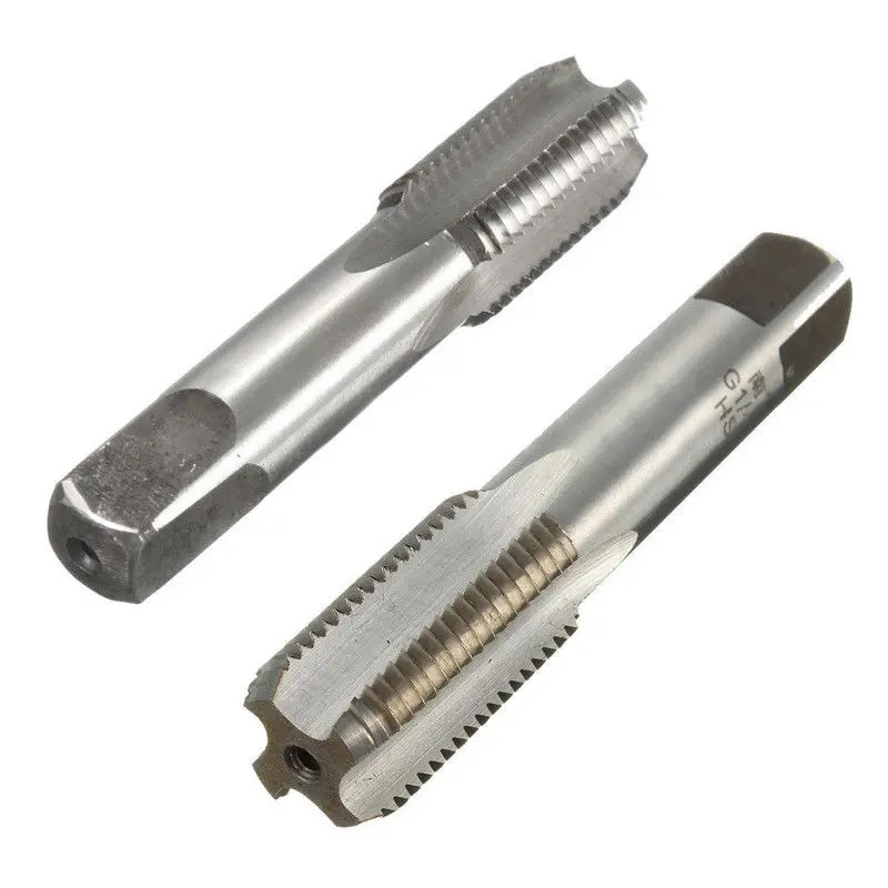 Фото G1/2 G1/4 G1/8 G3/8 G3/4 резьбовой кран 55 градусов насадка на трубу G Метчик ручная нарезающая Труба Резьбонарезной станок Инструменты для резьбы №3