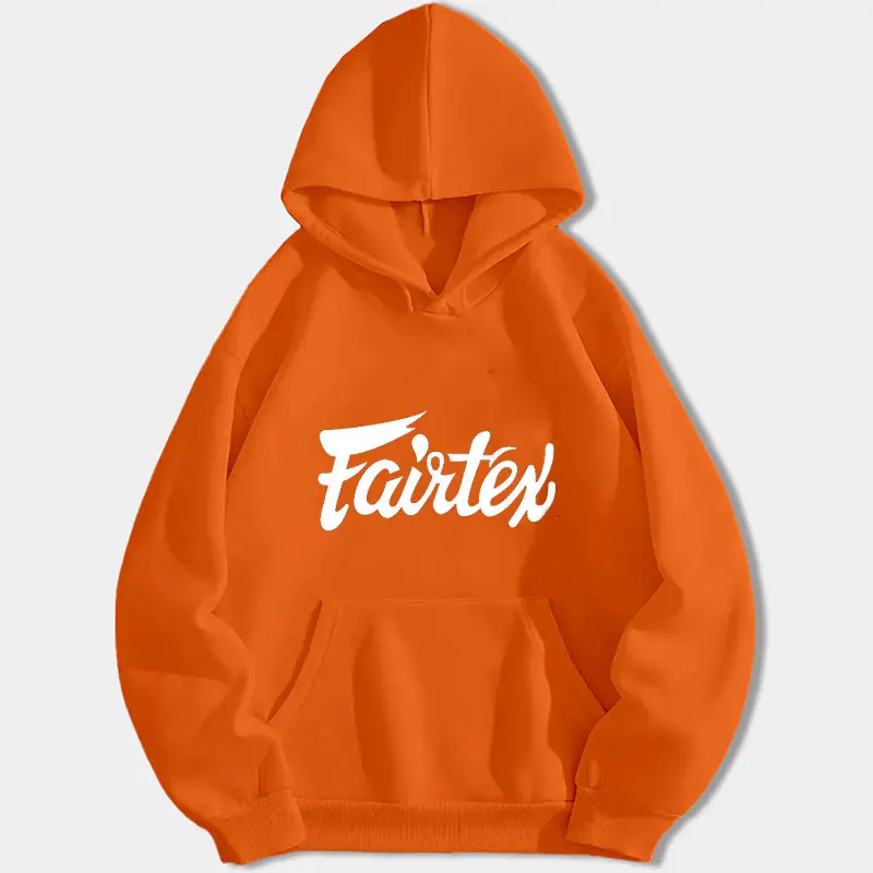 Фото Fairtex Таиланд Толстовка Муай Тай Кикбоксинг Повседневная спортивная одежда унисекс Осень Зима Свободная уличная мода Хипстерский пуловер с капюшоном №3