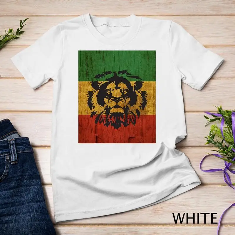 Футболка унисекс Rasta Reggae Lion Flag Jamaica for Rastafari Lover