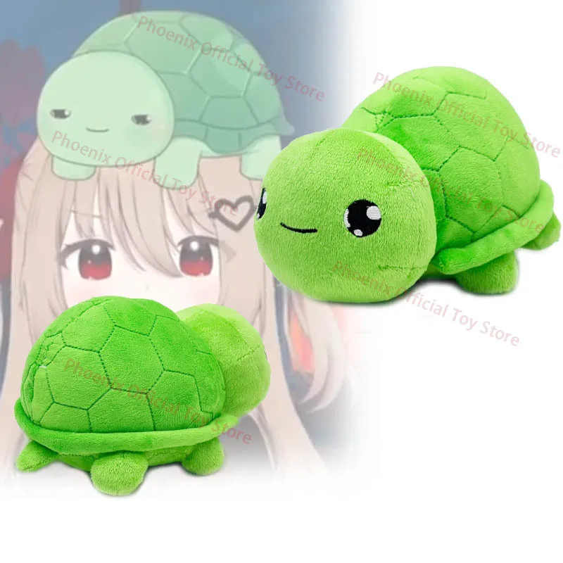 Милый VTuber Vedal Plush Kawaii Cartoon Vedal Turtle Plushie Аниме Периферийные устройства Мягкая кукла Мягкий домашний декор Игрушка для фанатов Детский подарок ﻿