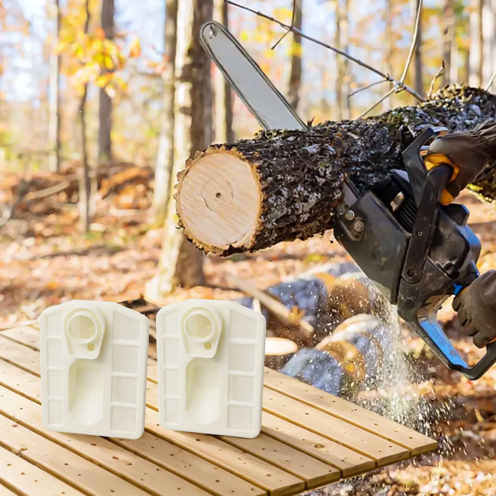 Комплект воздушного фильтра для бензопилы Timbertech Taurus, совместимый с китайской бензопилой 4500 5200 5800 45cc 52cc 2 шт.