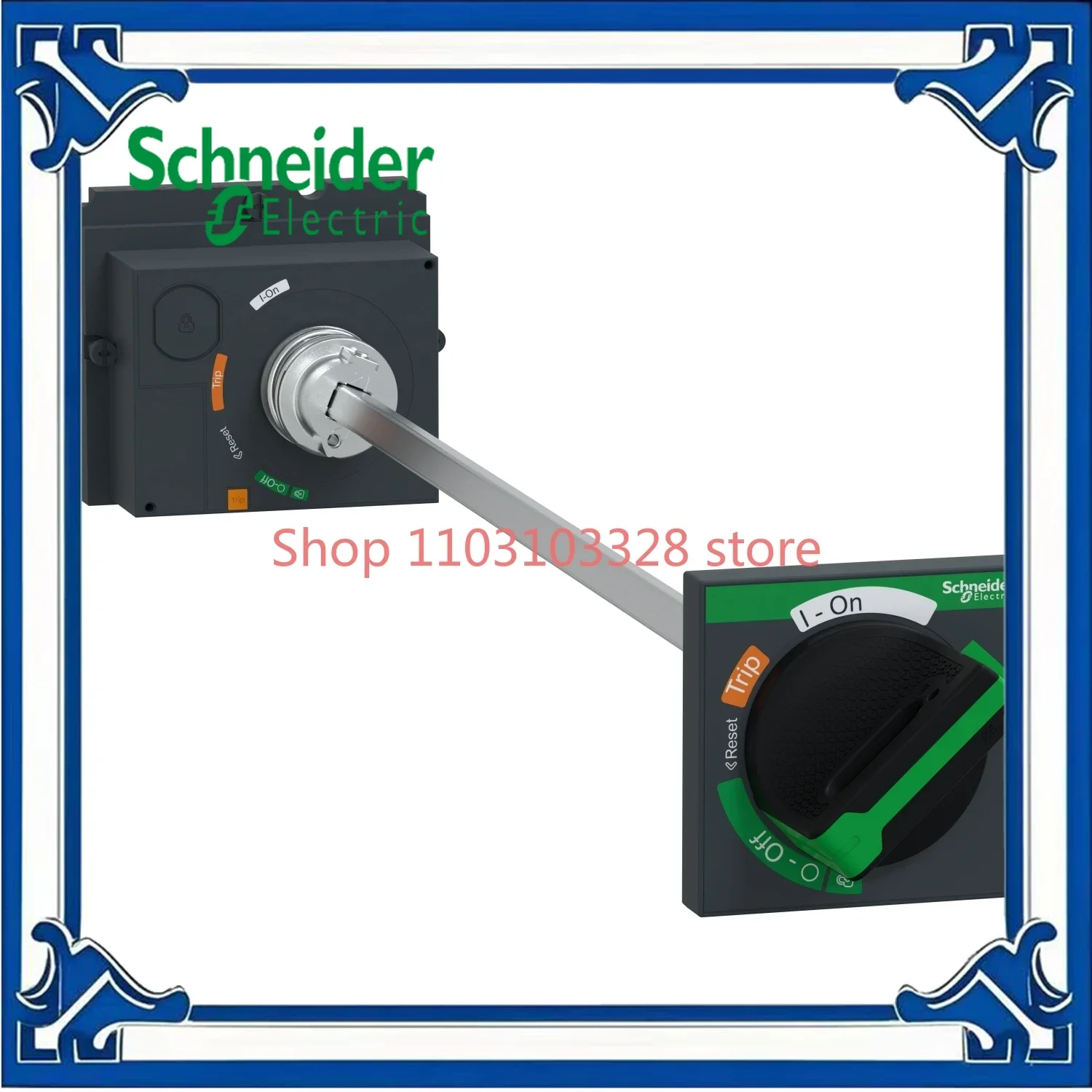 ЛВ 429338 T Удлиненная вращающаяся ручка нового поколения ComPacT NSX 100/160/250, применимый шкаф, глубина 171-600 мм или длина стержня 478 мм