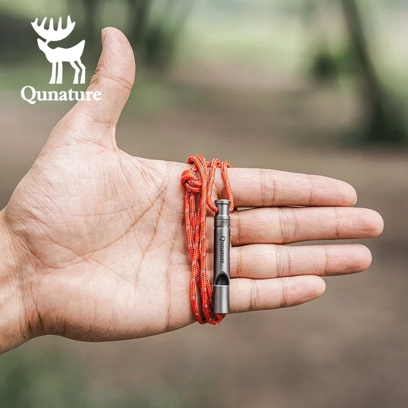 Фото Мультитул QUNATURE, титановый свисток, портативный инструмент для активного отдыха, тренировочный свисток, свисток для кемпинга, пешего туризма, охоты, свисток для выживания №3